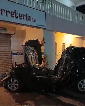 Terrible accidente con una persona muerta en la avenida Andrés Bello de