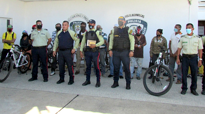 PoliLagunillas multó a 30 conductores de bicicletas