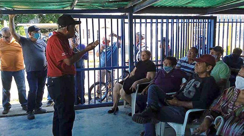 Jubilados de Pdvsa protestan 