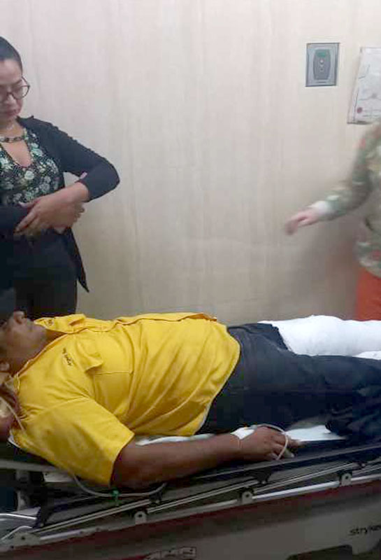 Alcalde del Simón Bolívar sufre accidente