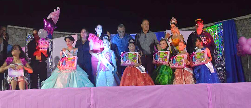 Lourdes Prieto reina Infantil 