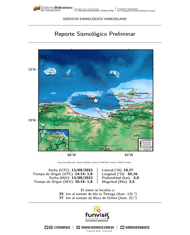 Temblor en Caracas 