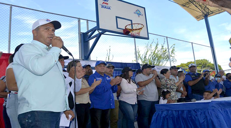 La gobernación del Zulia, avanza en la consolidación de espacios deportivos y recreación en los distintos municipios de la región.