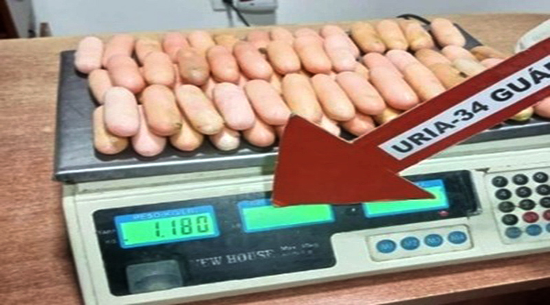 Colombiano expulsó 63 dediles de cocaína en clínica de Calabozo