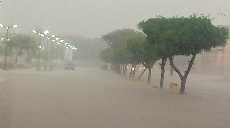 Fuertes lluvias en Maracaibo 