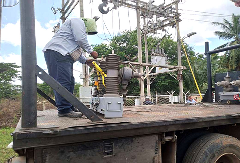 Servicio eléctrico en el municipio Guajira
