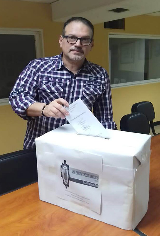 Estéfano Lo Brace fue reelecto presidente de Caicoc