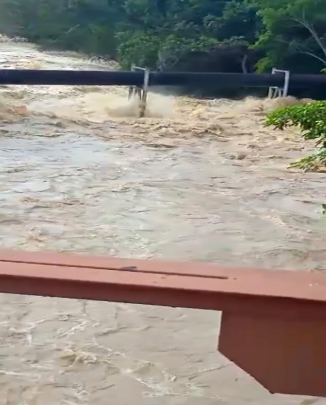 Paralizan temporalmente estación de bombeo Machango y Burro Negro