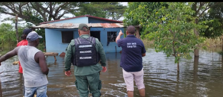   Crecida del río Machango 