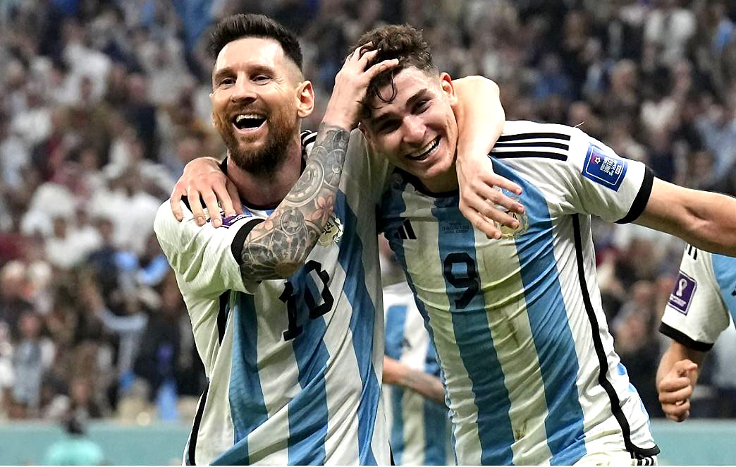 Argentina vence a Croacia 3 - 0 y es finalista en la Copa del Mundo