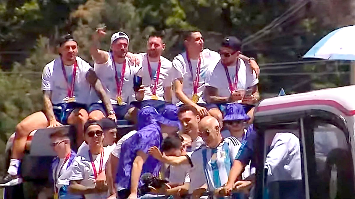 Caravana de la Selección Argentina 