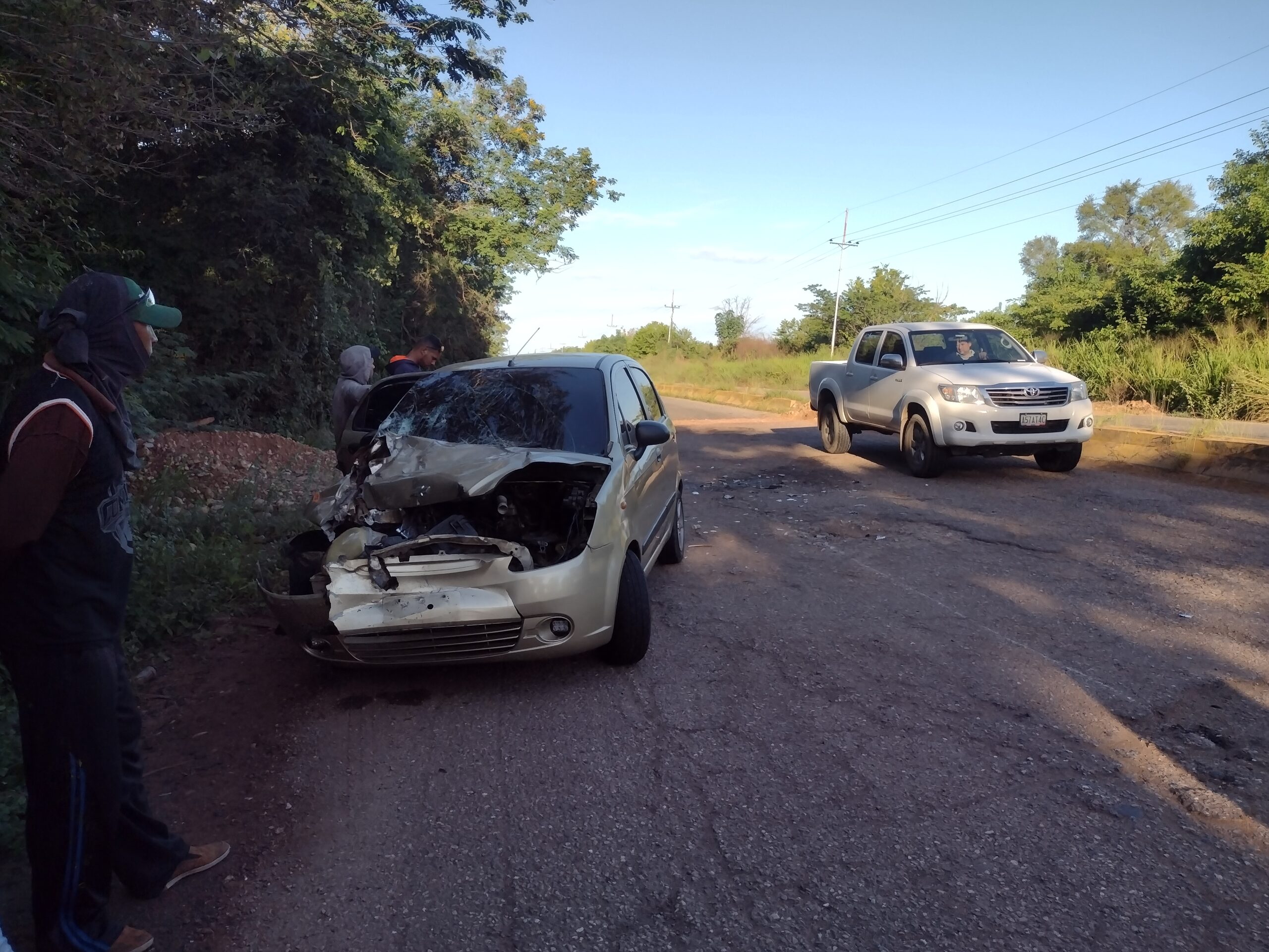 Colisión en Curva del Indio-Bachaquero