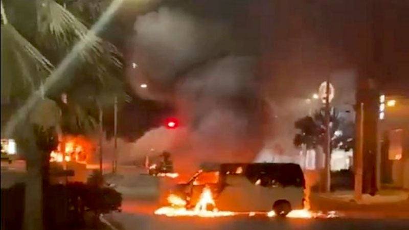 Arde Culiacán: Se registran balaceras bloqueos y quema de vehículos