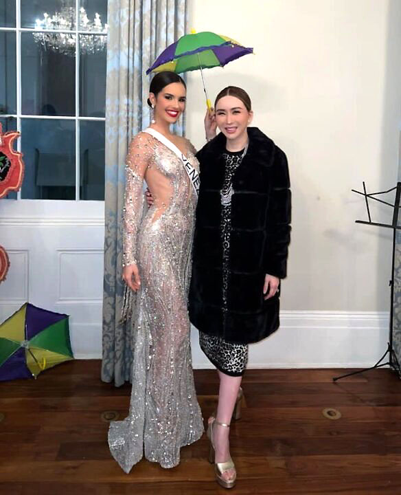 Así lució Amanda Dudamel en la gala de bienvenida del Miss Universo