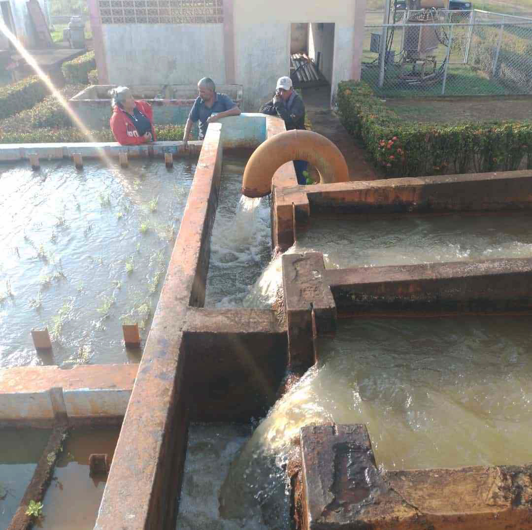 Comenzó el rebombeo de agua desde el acueducto la Leona hacia Pueblo Nuevo