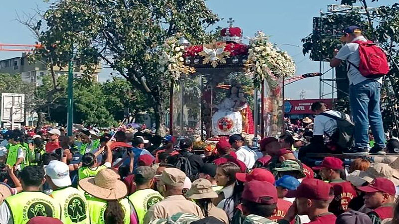 La Divina Pastora llegó a la Catedral de Barquisimeto