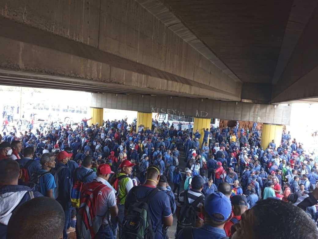 Trabajadores de Sidor continúan protesta