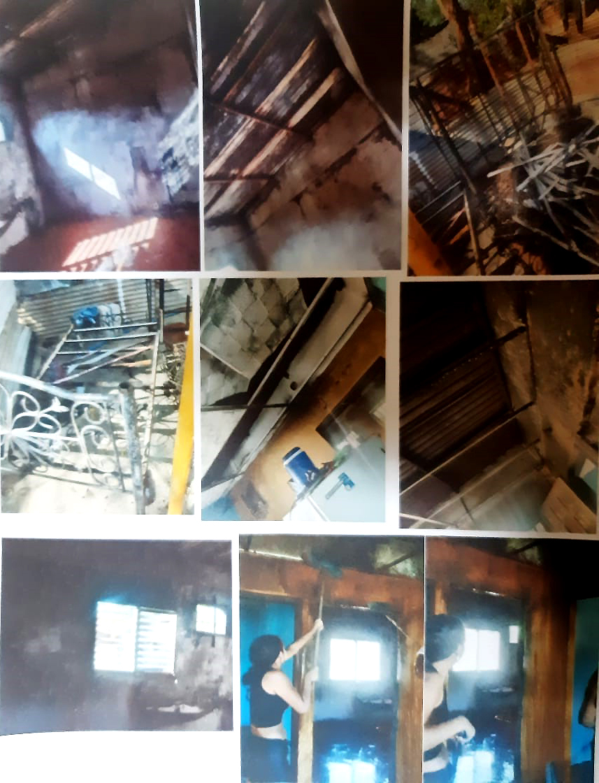 Afectada de incendio de vivienda pide ayuda 