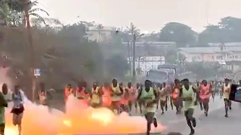 Al menos19 atletas heridos tras varias explosiones 