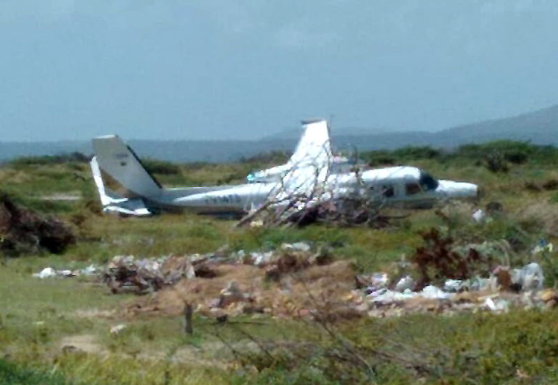 Avioneta se salió de la pista en Adícora