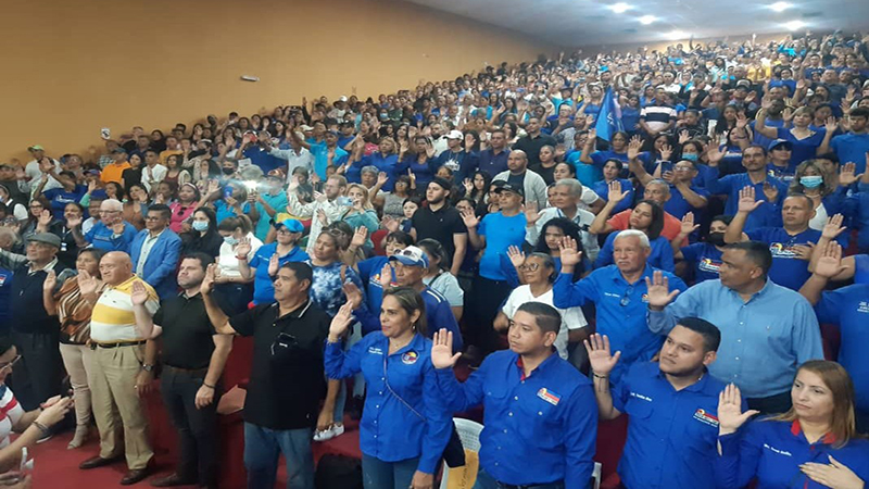 UNT juramentó directiva municipal y parroquial en Cabimas