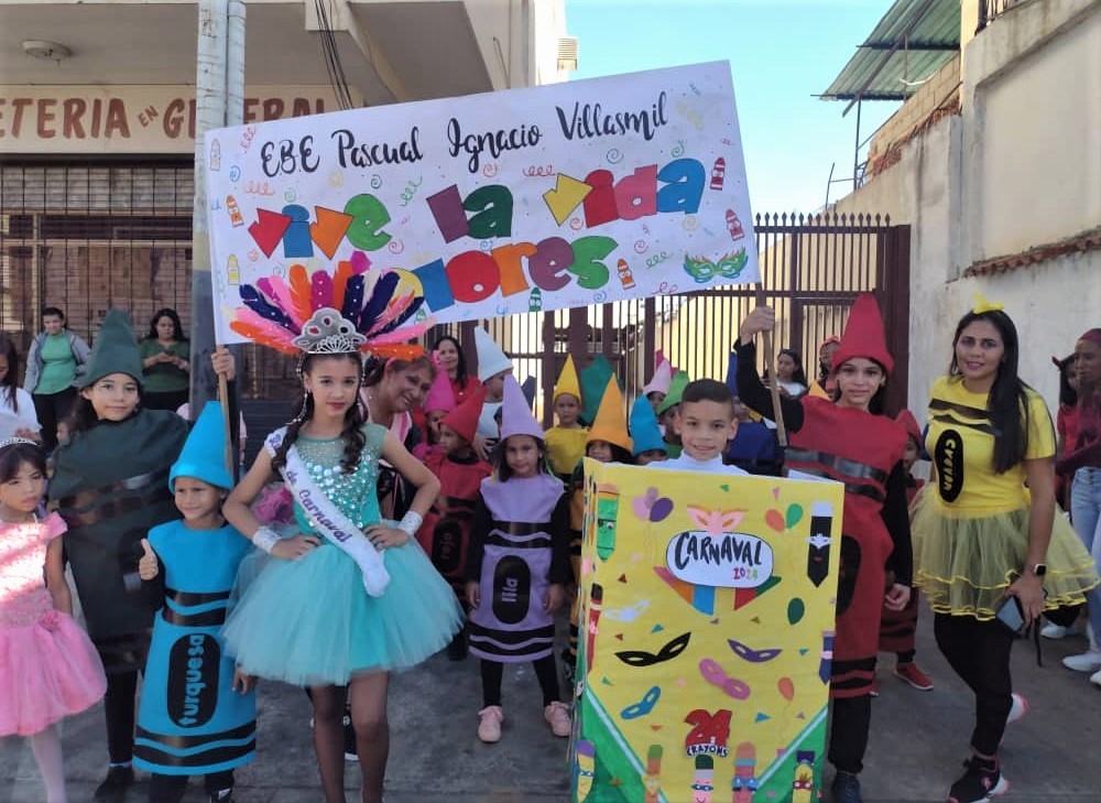 Lagunillas se viste de Carnaval y alegría