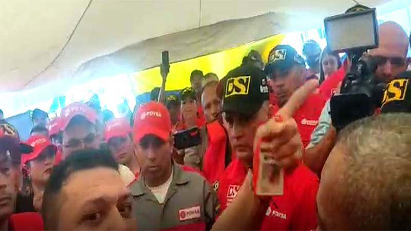 Trabajadores presidente de Pdvsa 