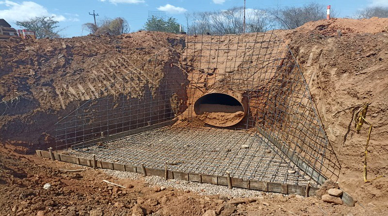 Reparación de la carretera Falcón-Zulia en La Cataneja