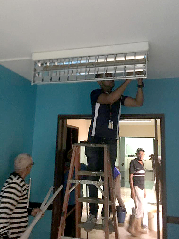 Rehabilitación en sala de parto del HGC