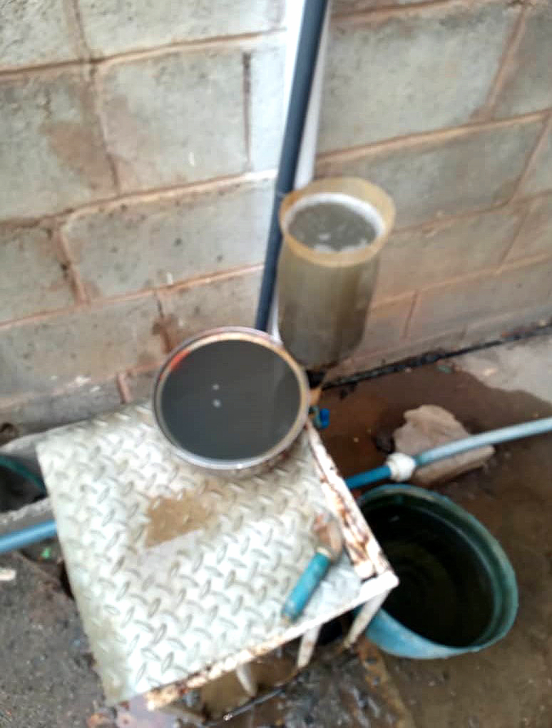 Agua turbia Las 40 en Cabimas