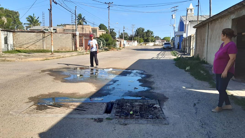 Bote de aguas servidas Delicias Viejas