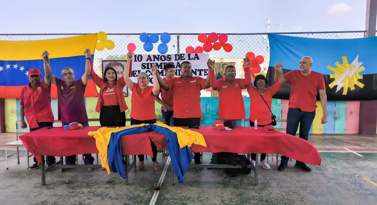 Conmemoraron una década de la siembra de Chávez en el Fabricio Ojeda