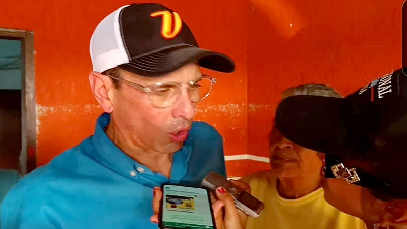 Capriles recorrió calles de Ciudad Ojeda