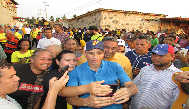 Henrique Capriles en Bachaquero