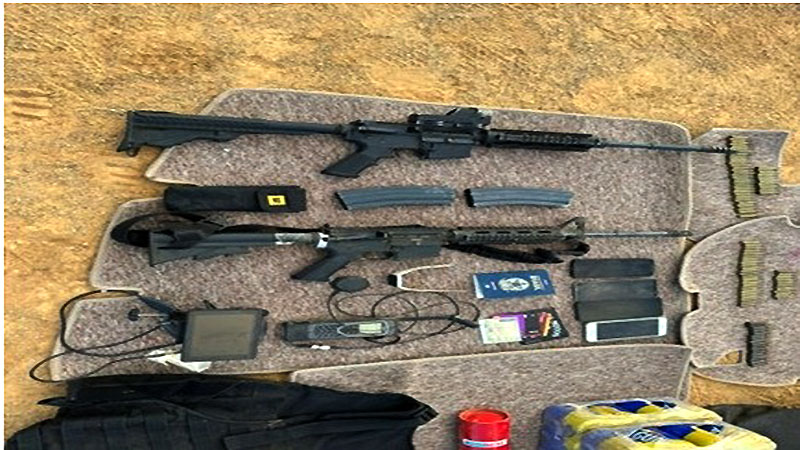 Incautan aeronave con material de guerra