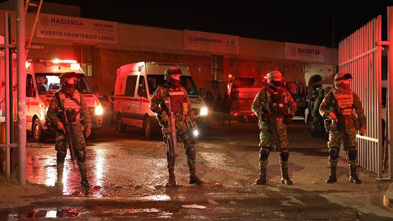 Incendio en estación migratoria en México deja 39 fallecidos