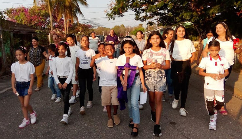  Niños católicos de Lídice en Bachaquero 