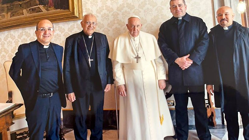 Papa Francisco recibe en el Vaticano al cardenal Baltazar Porras