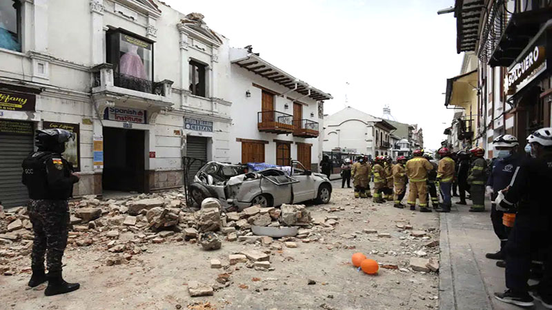 Sismo sacude Ecuador y deja cuatro muertos