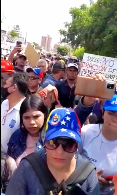 Trabajadores marcharon en Maracaibo