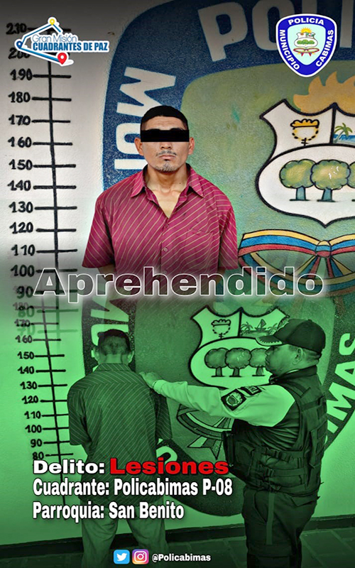 Agredió a su mujer y fue detenido por Policabimas