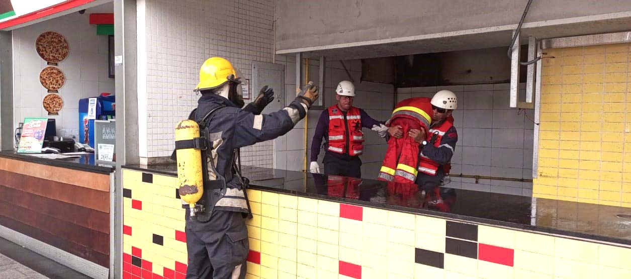Bomberos de Cabimas simulacro 