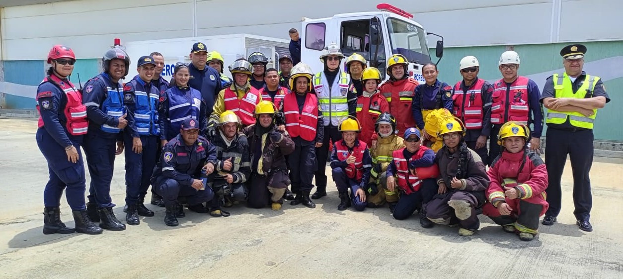 Bomberos de Cabimas simulacro 