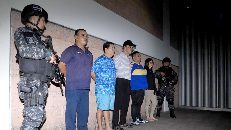 Detenidos presuntos responsables  El Salvador