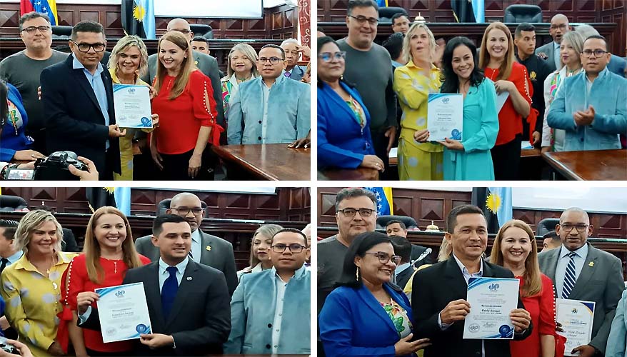 En el marco del Día Nacional del Periodista, este 27 de Junio, el Colegio Nacional de Periodistas (CNP) Zulia realizó la entrega de "Botón al Mérito Gremial 2023", a 20 de sus agremiados.