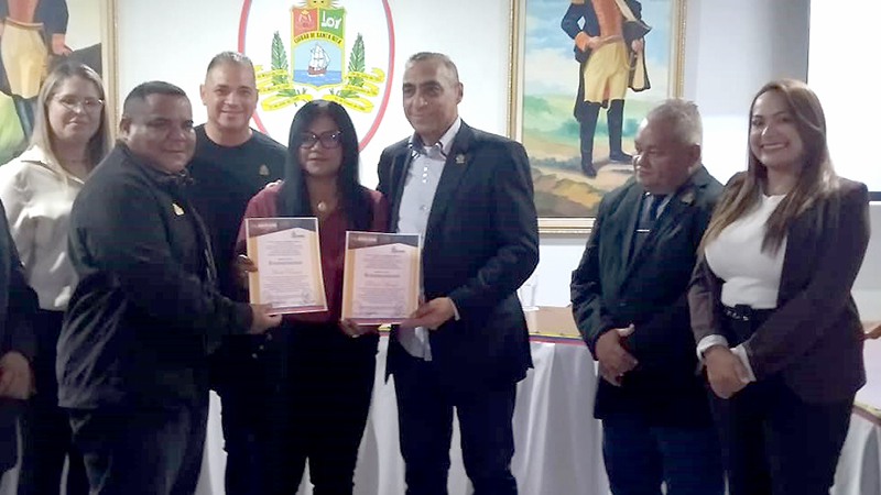 Concejo Municipal de Santa Rita periodistas de El Regional del Zulia