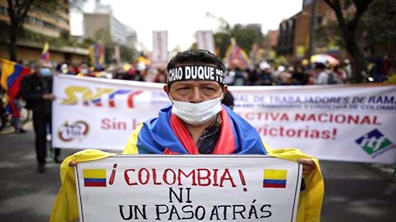 Gustavo Petro desestima fuerza de las protestas en Colombia