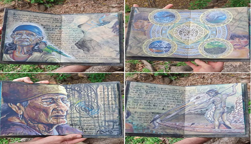 El artista plástico lagunillense Miguel Guerra creó una obra en formato de libro ilustrado, que fue seleccionada para la edición 65 del Salón Arturo Michelena, en Valencia, estado Carabobo.