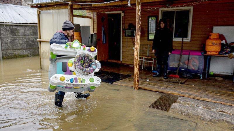 Último reporte por lluvias en Chile