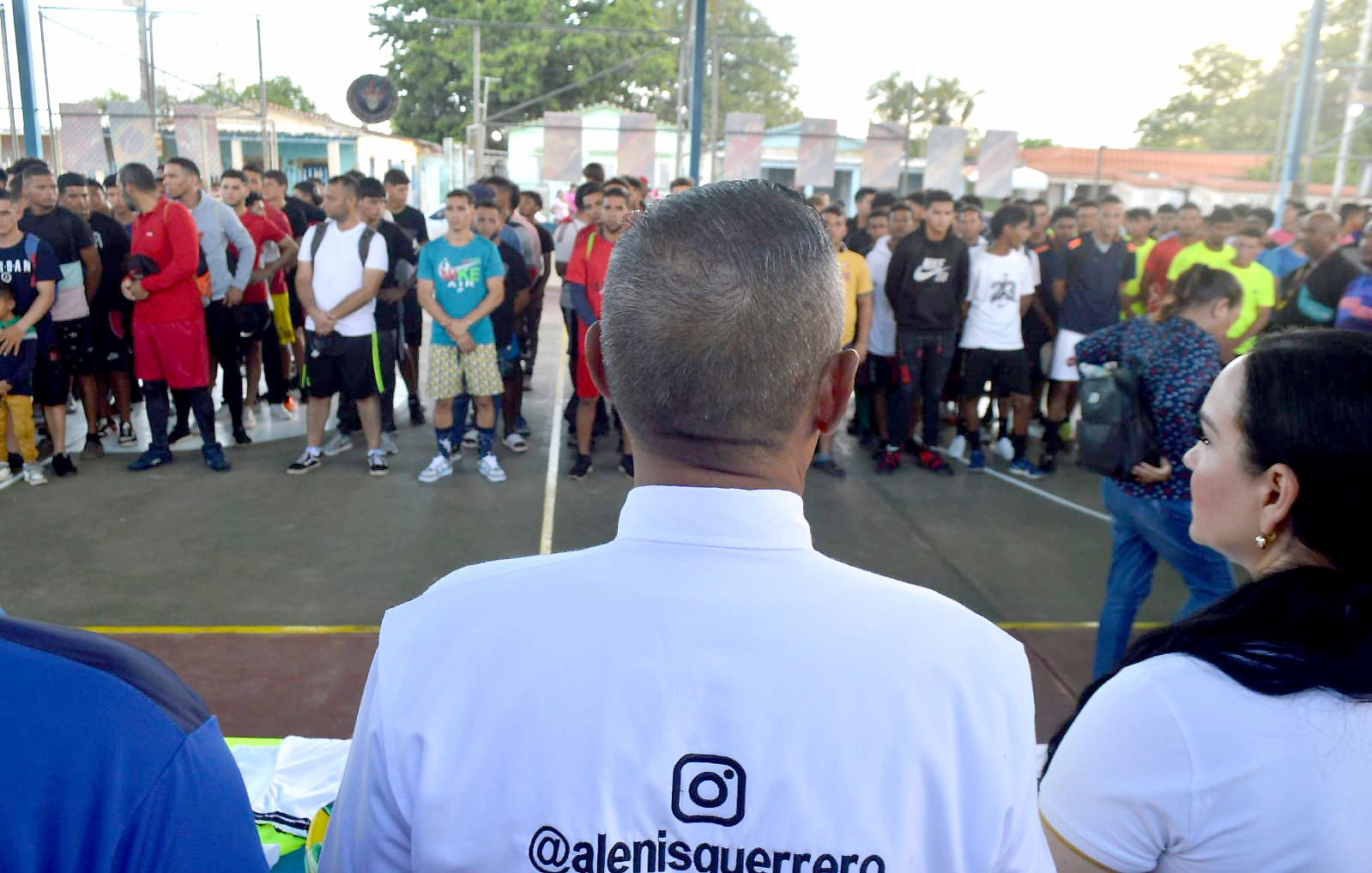 Alenis Guerrero inauguró Campeonato de Fútbol de Sala